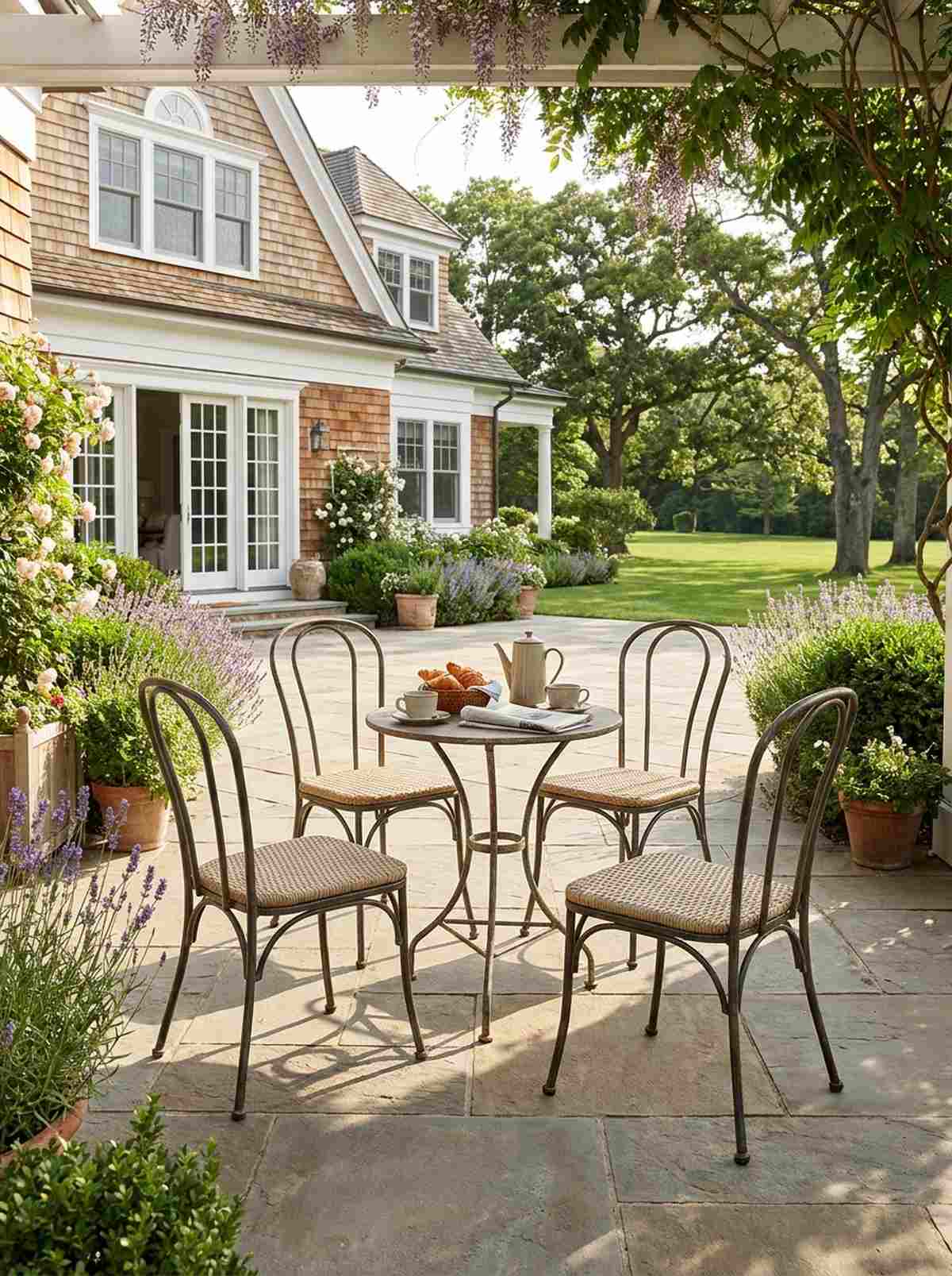 cafe chairs curved backs