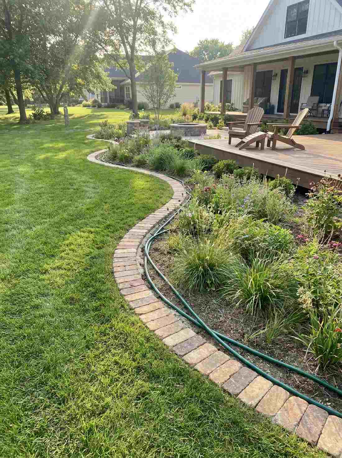 curved flowing border