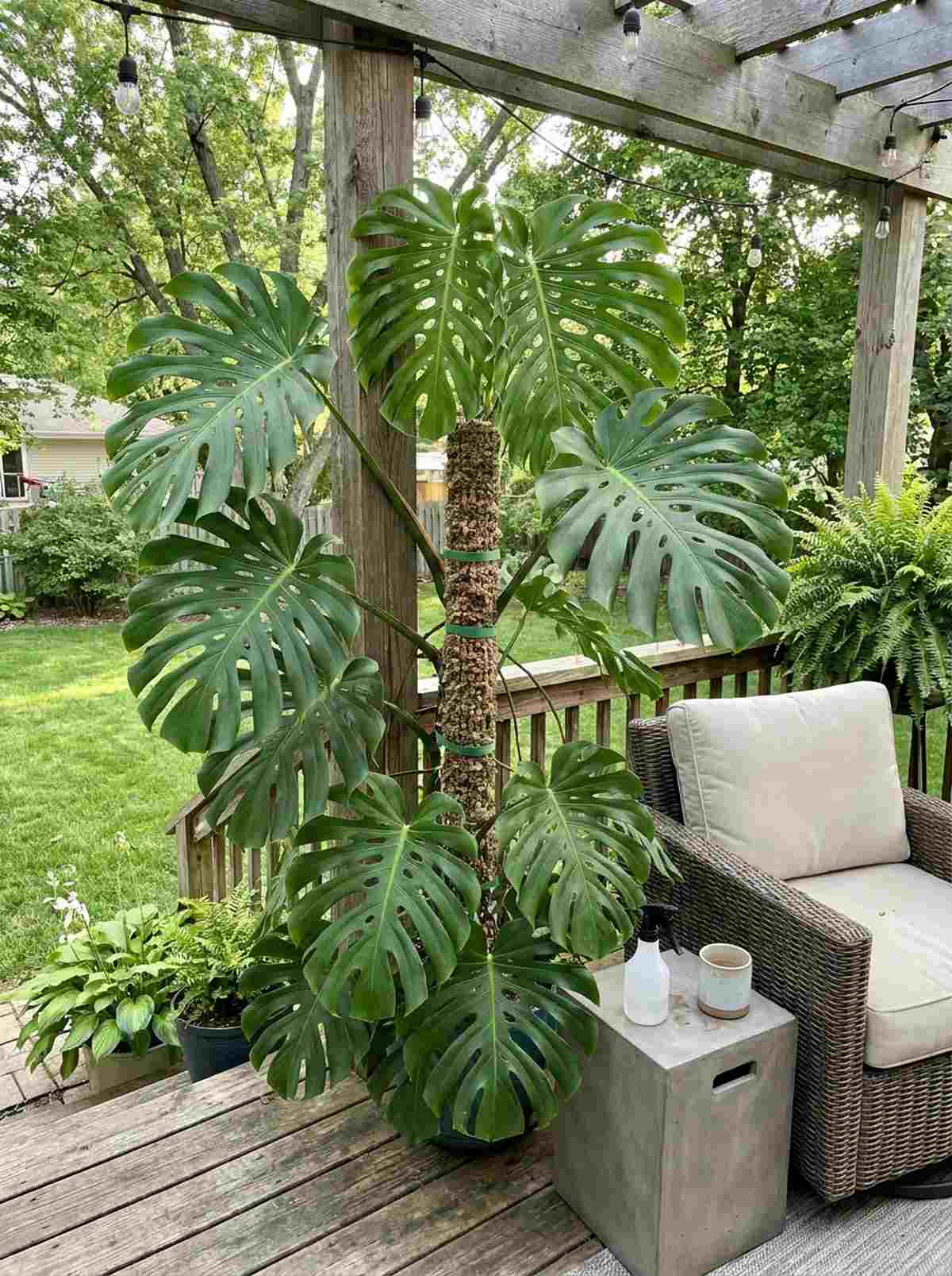monstera deliciosa swiss cheese texture