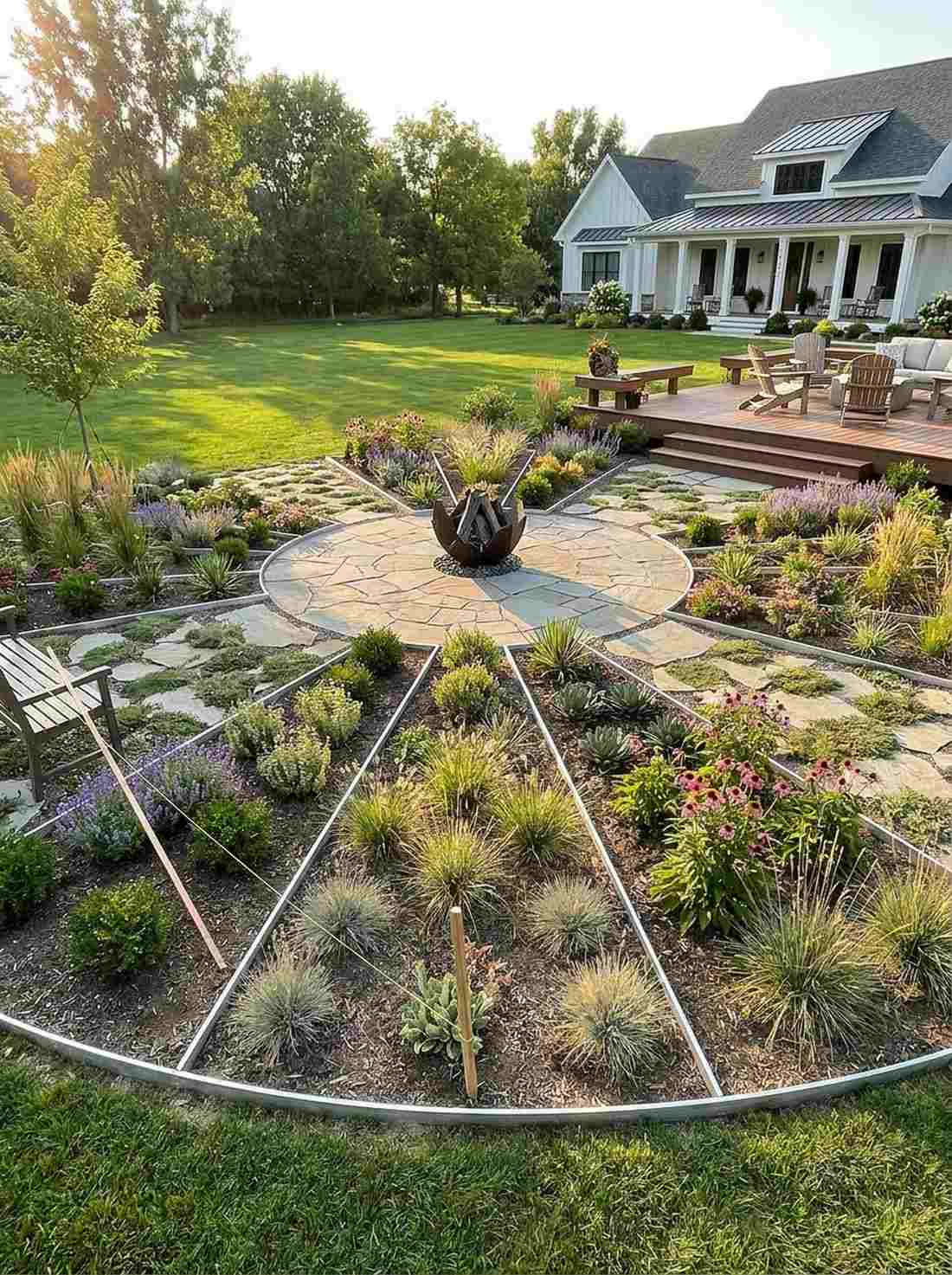 radial bed arrangements