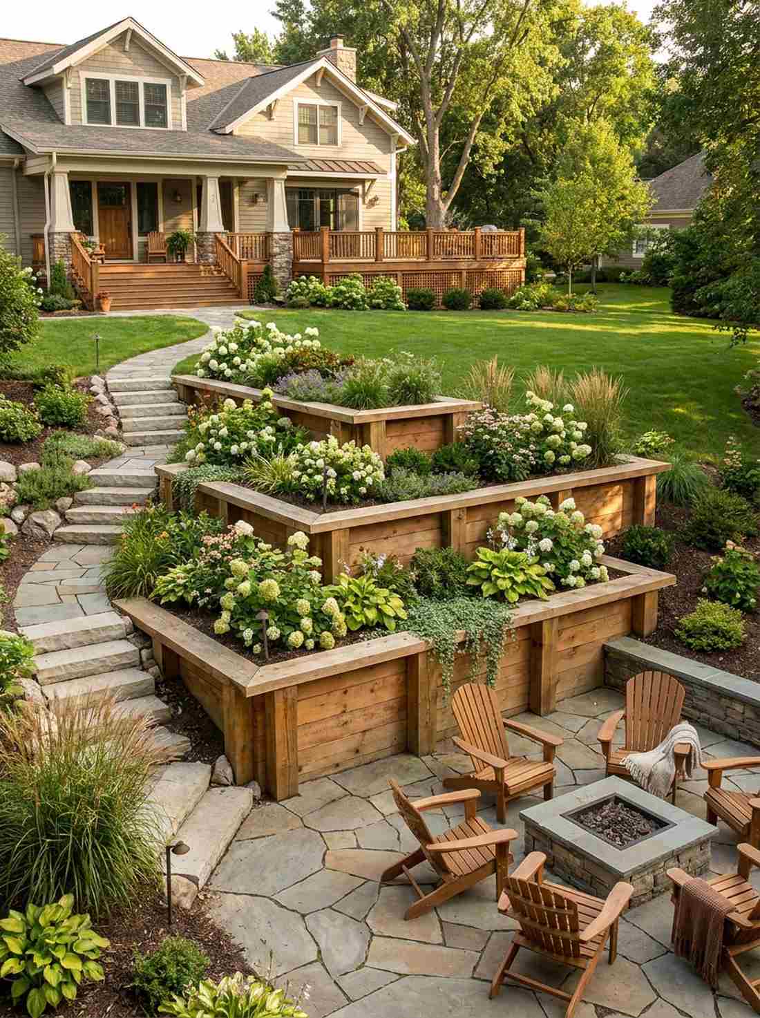 tiered platform cascade