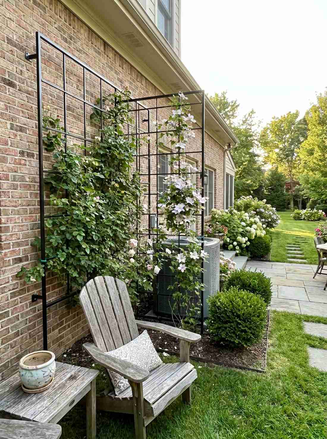 trellis integrated climbing frames