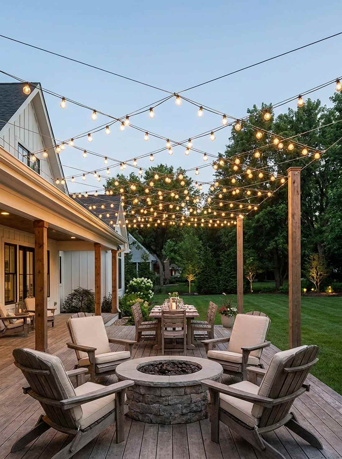twinkling canopy lights