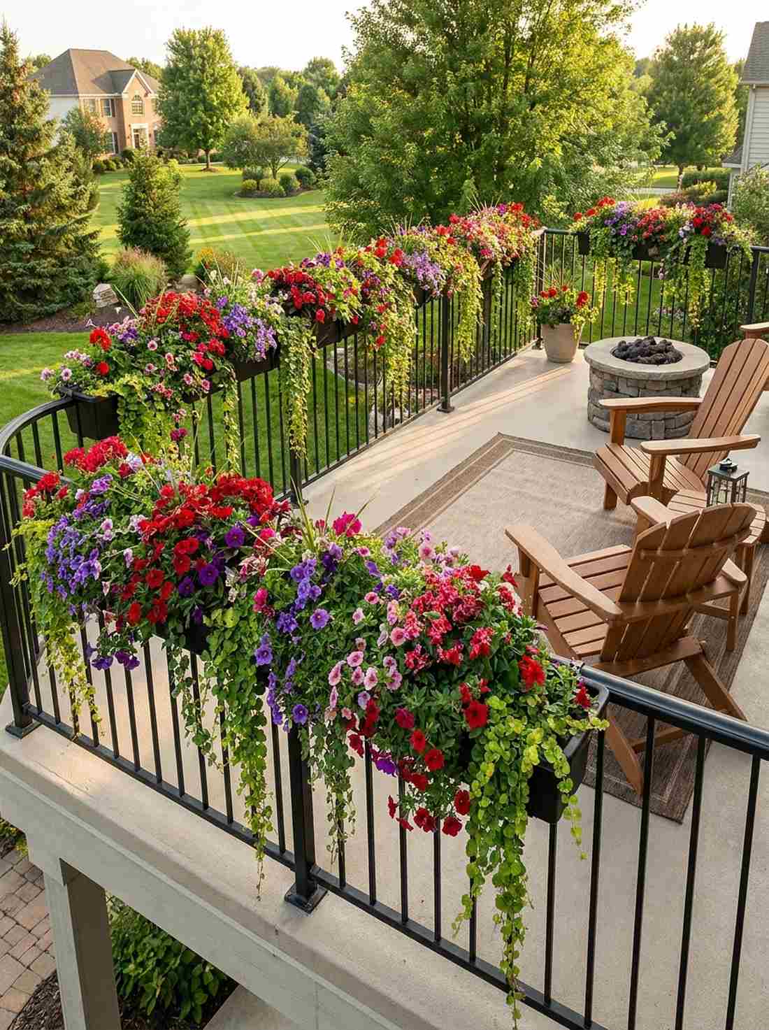 window box railing installations