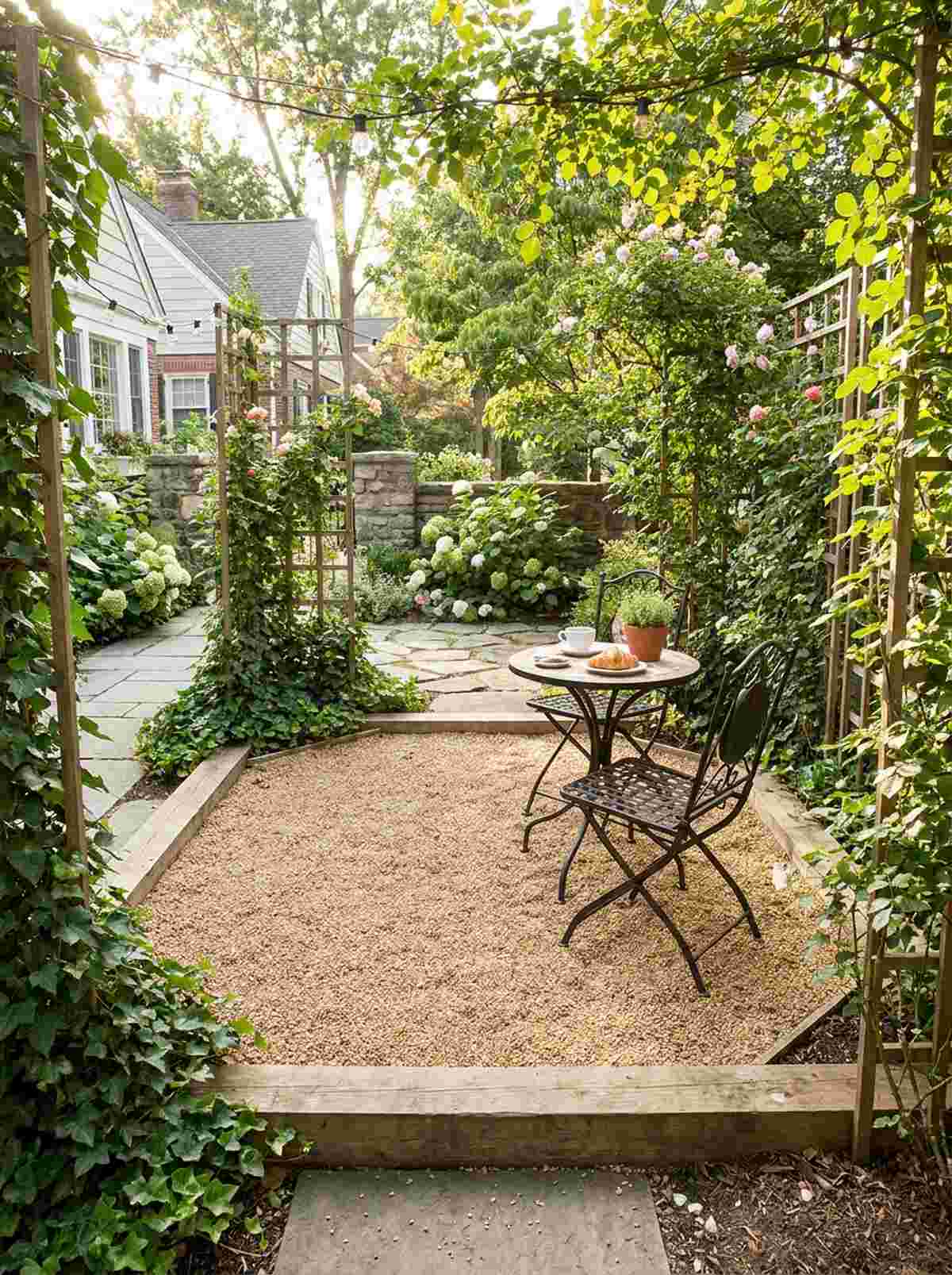 bistro nook in courtyard