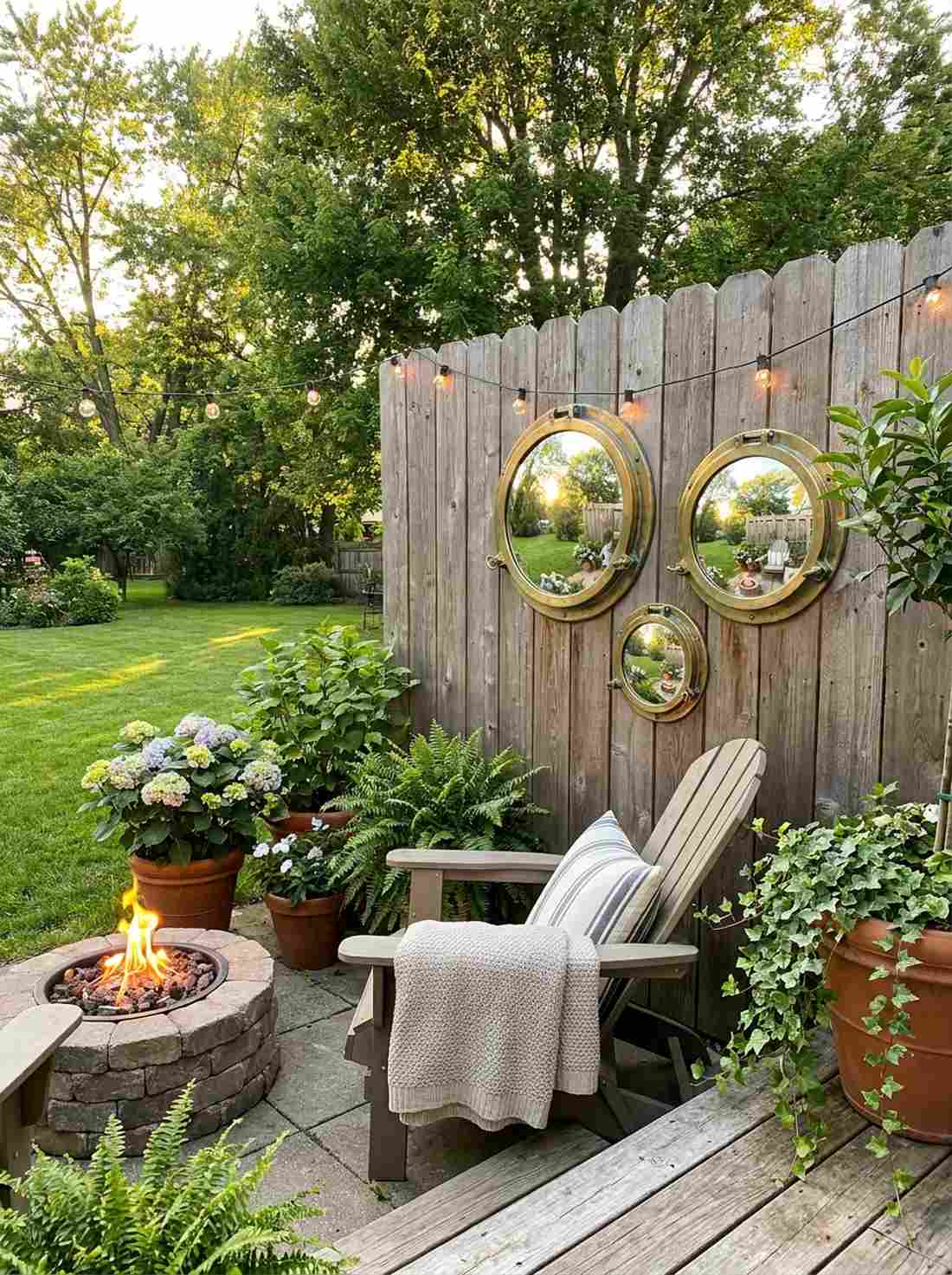 brass porthole mirrors