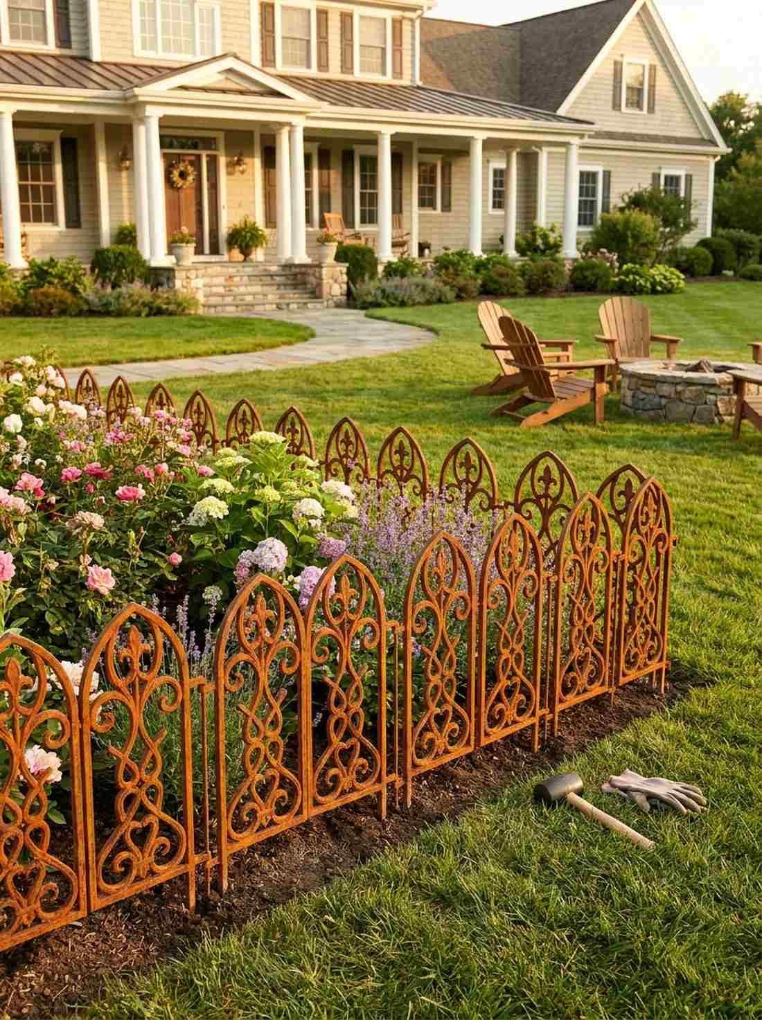 decorative iron fence panels