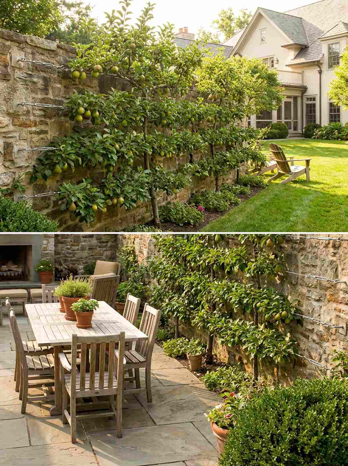 espalier wall gardens