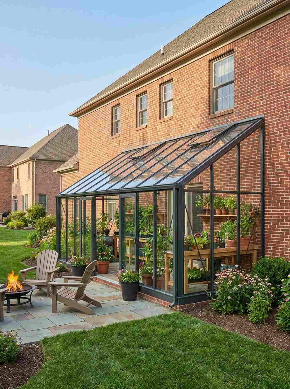 lean to greenhouse