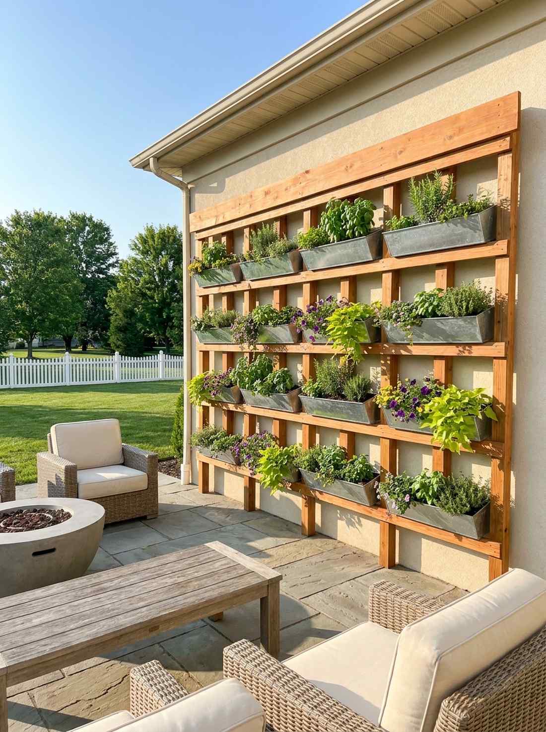 living wall frame system