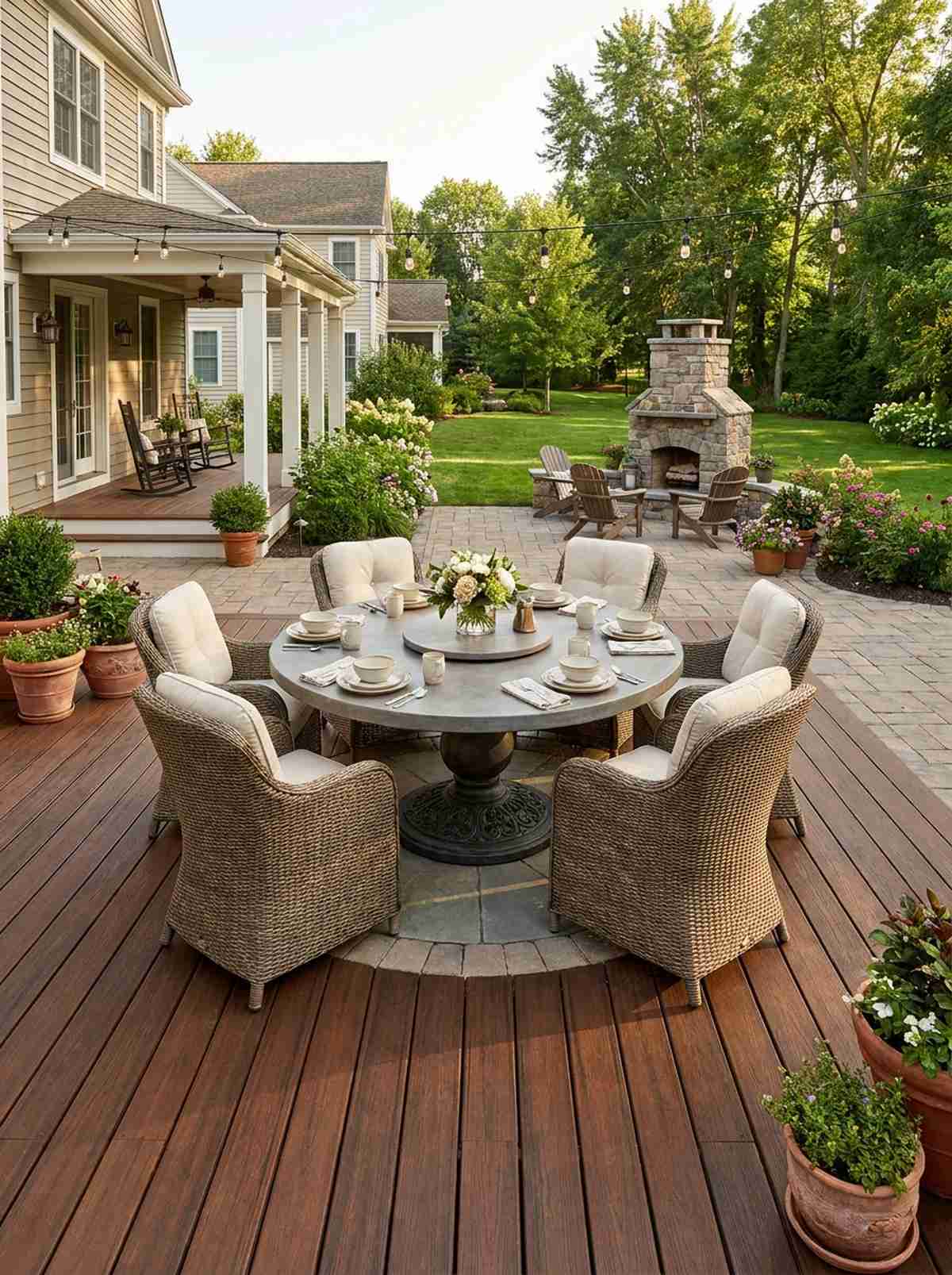 pedestal base round for six