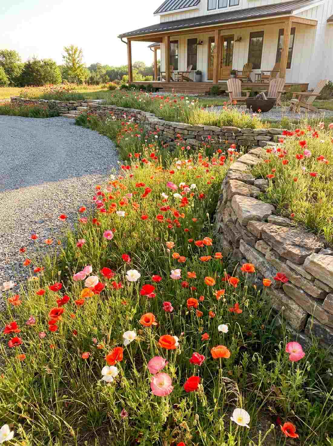 poppy self seeding colony