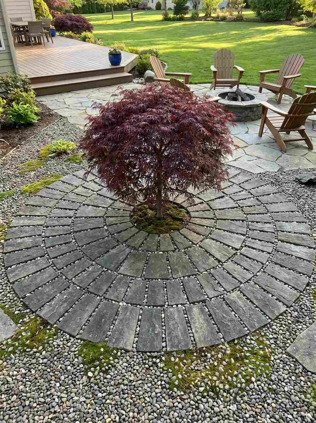 radial circular pattern