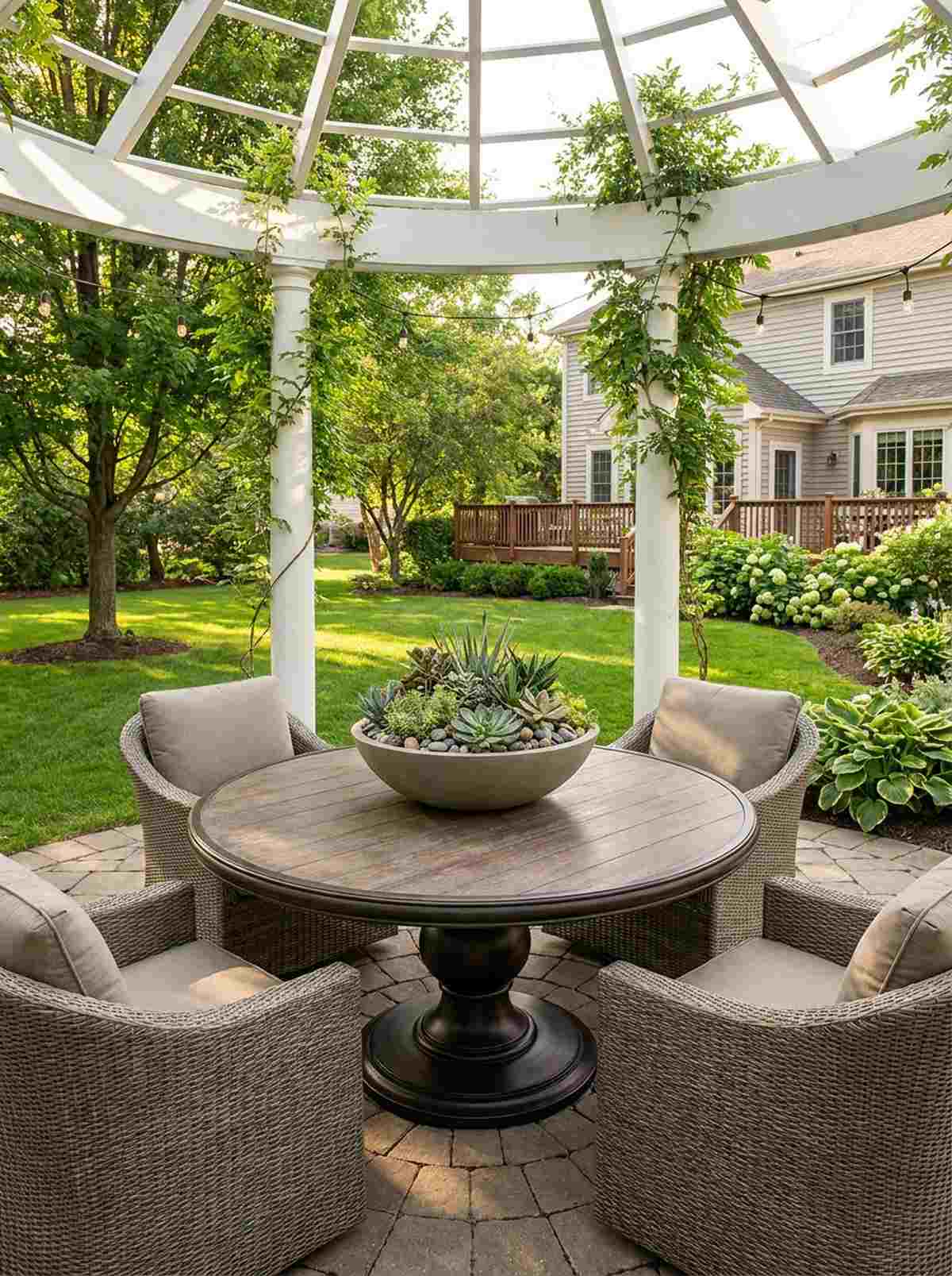 round pedestal table for conversation