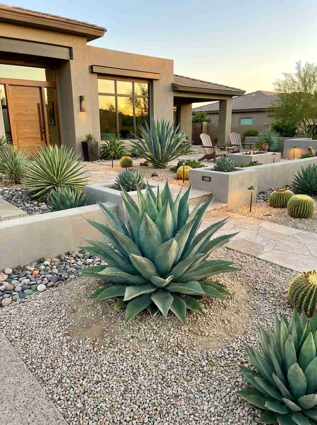 sculptural succulents and agaves