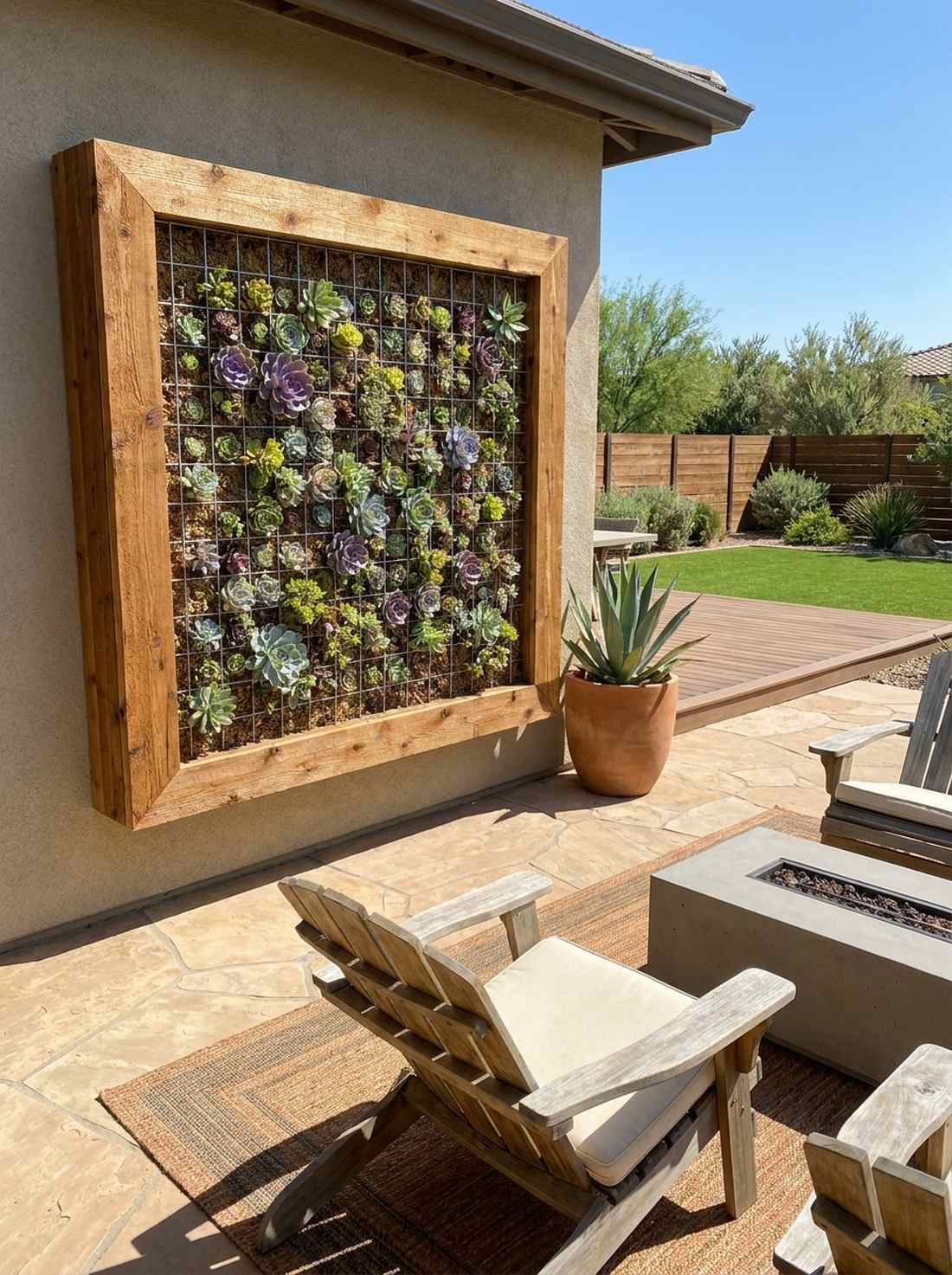 succulent frame art installations