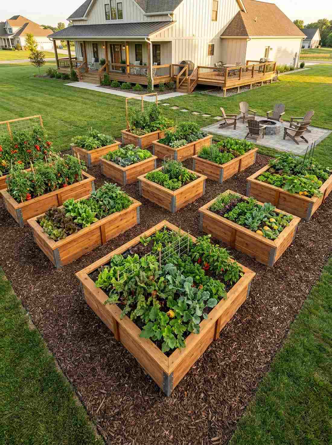 twelve bed production grid