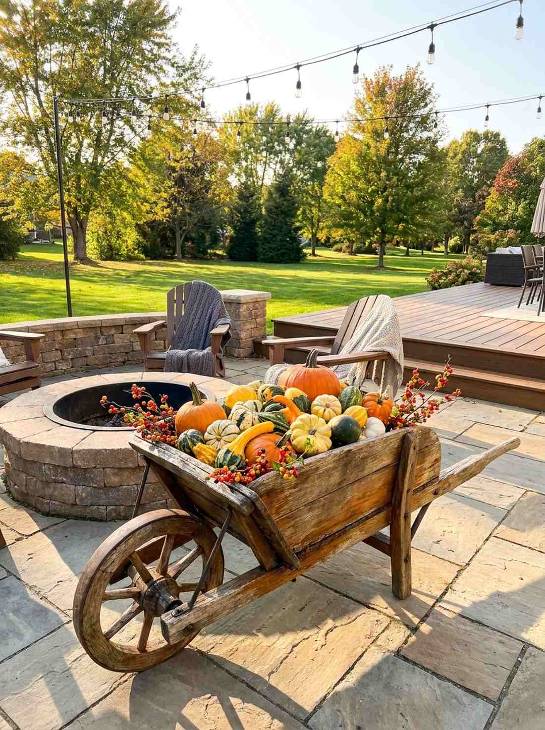 wheelbarrow mobile display