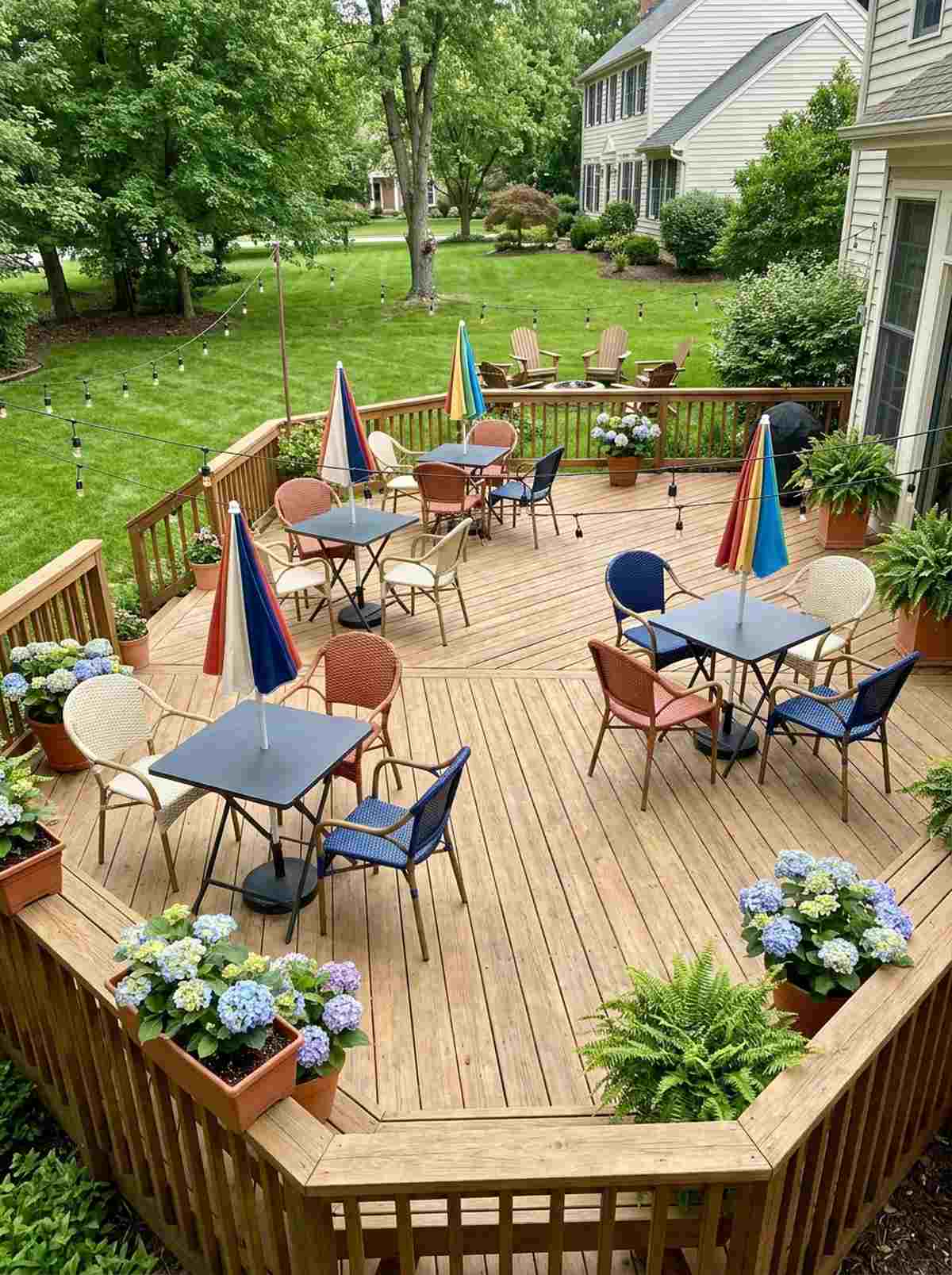 bistro cluster for intimate dining