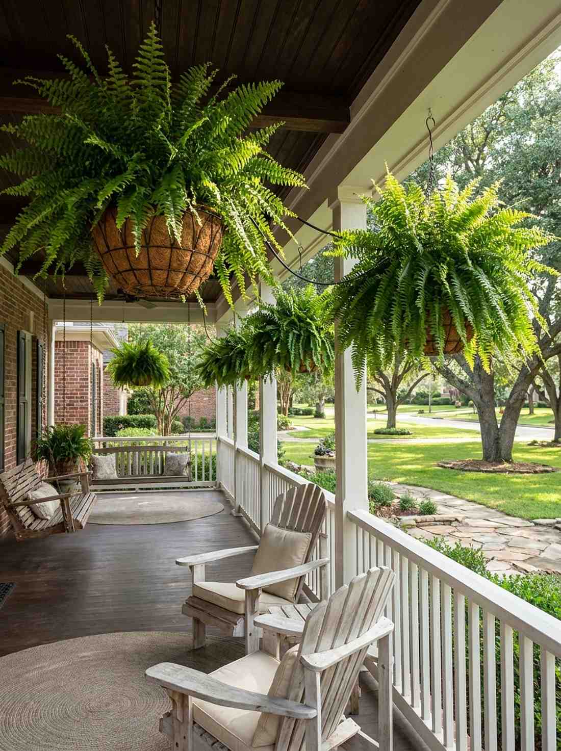 fern baskets