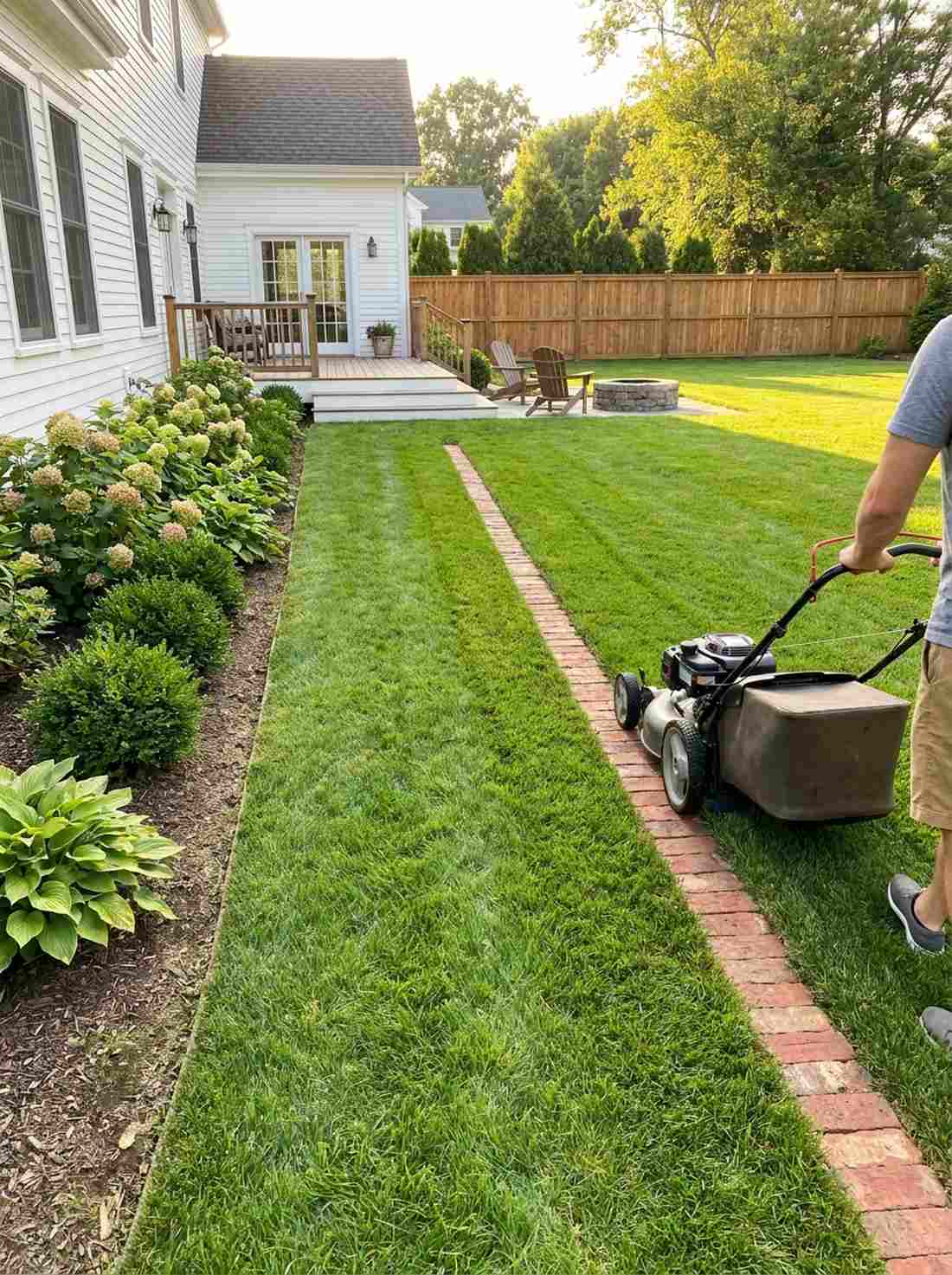 half brick buried edge