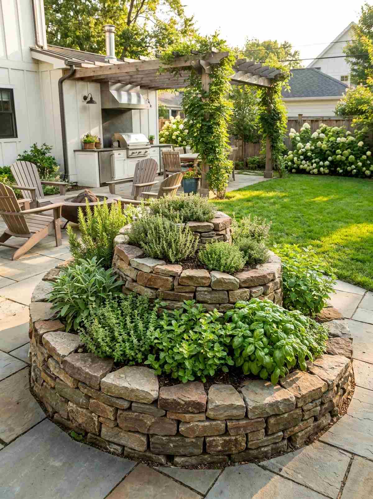 herb spiral microclimate
