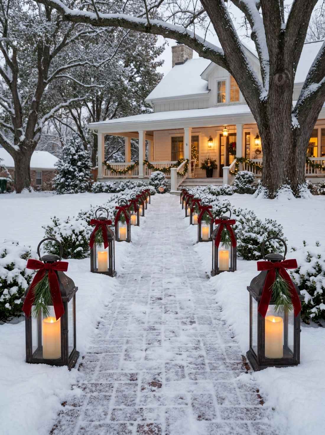 lantern lined walkways