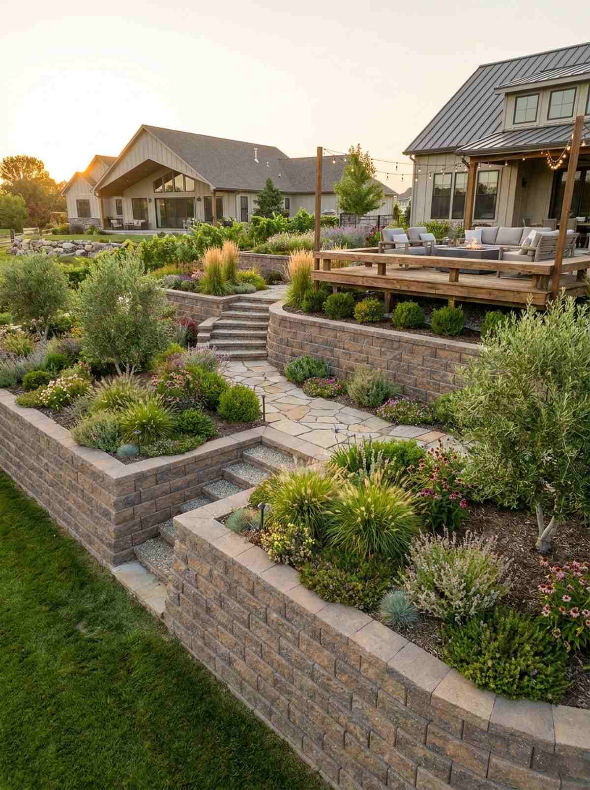 multi level terracing