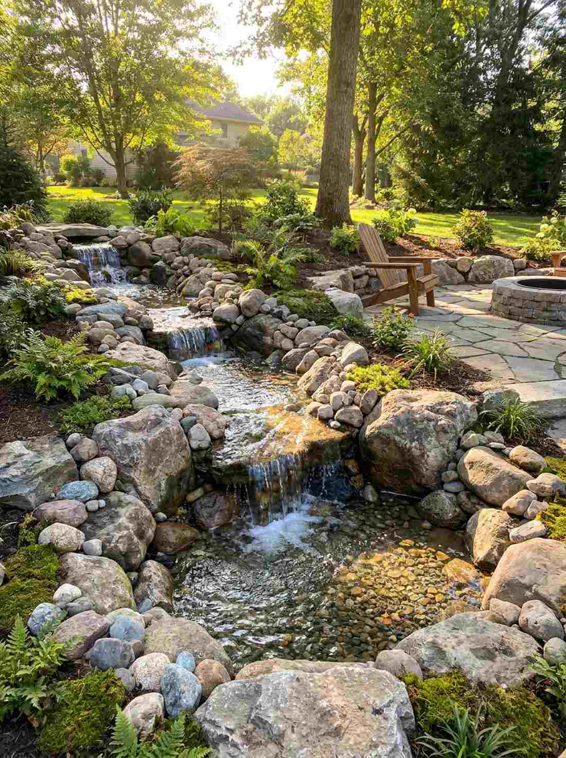 pondless waterfall systems