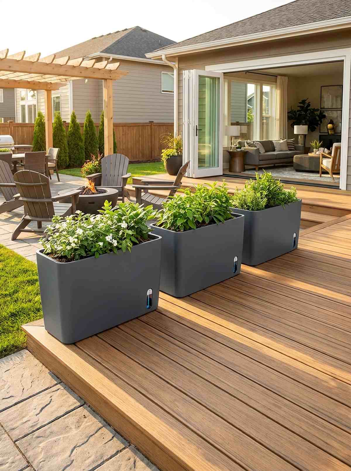 self watering containers