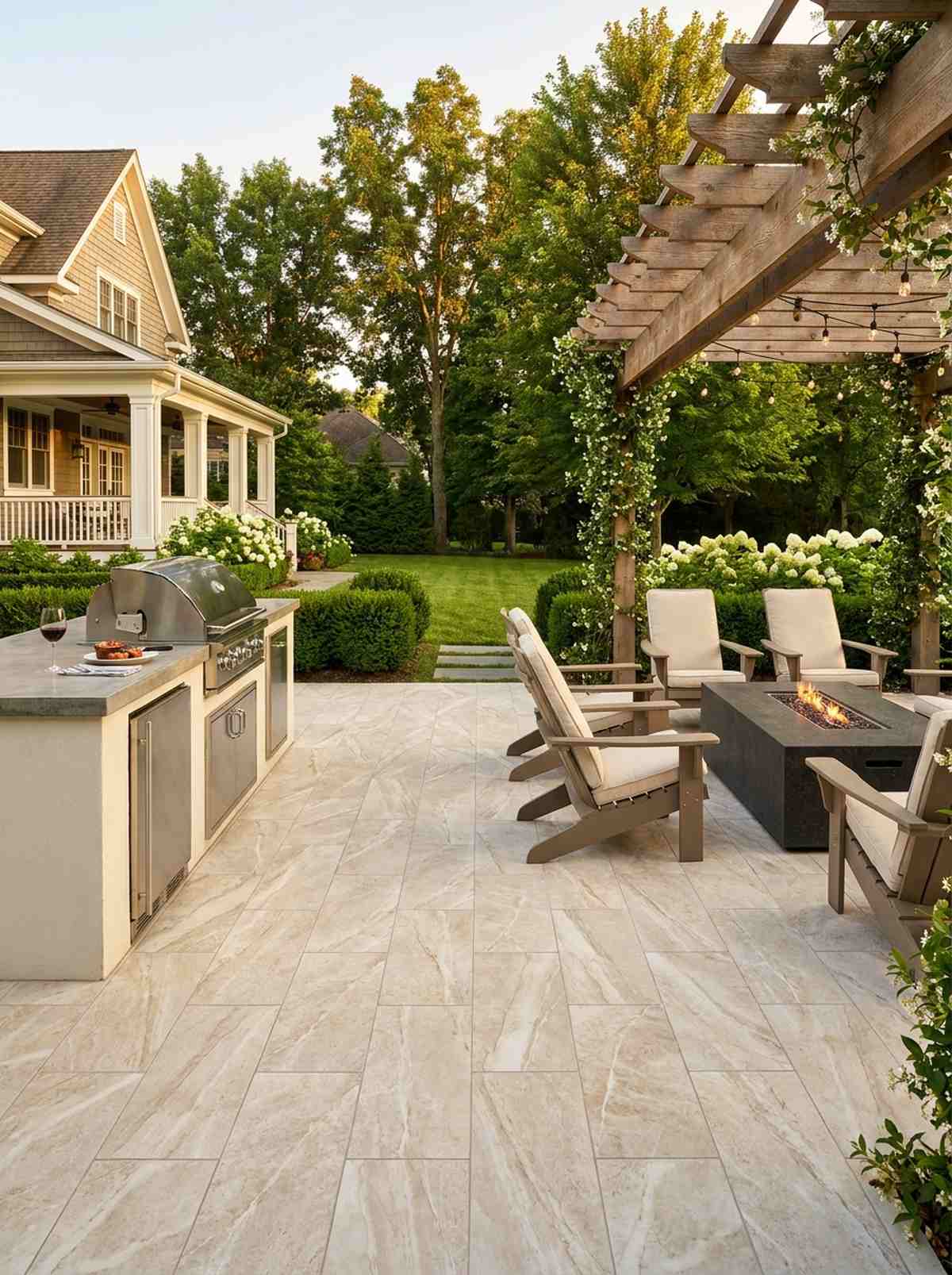 stone effect porcelain