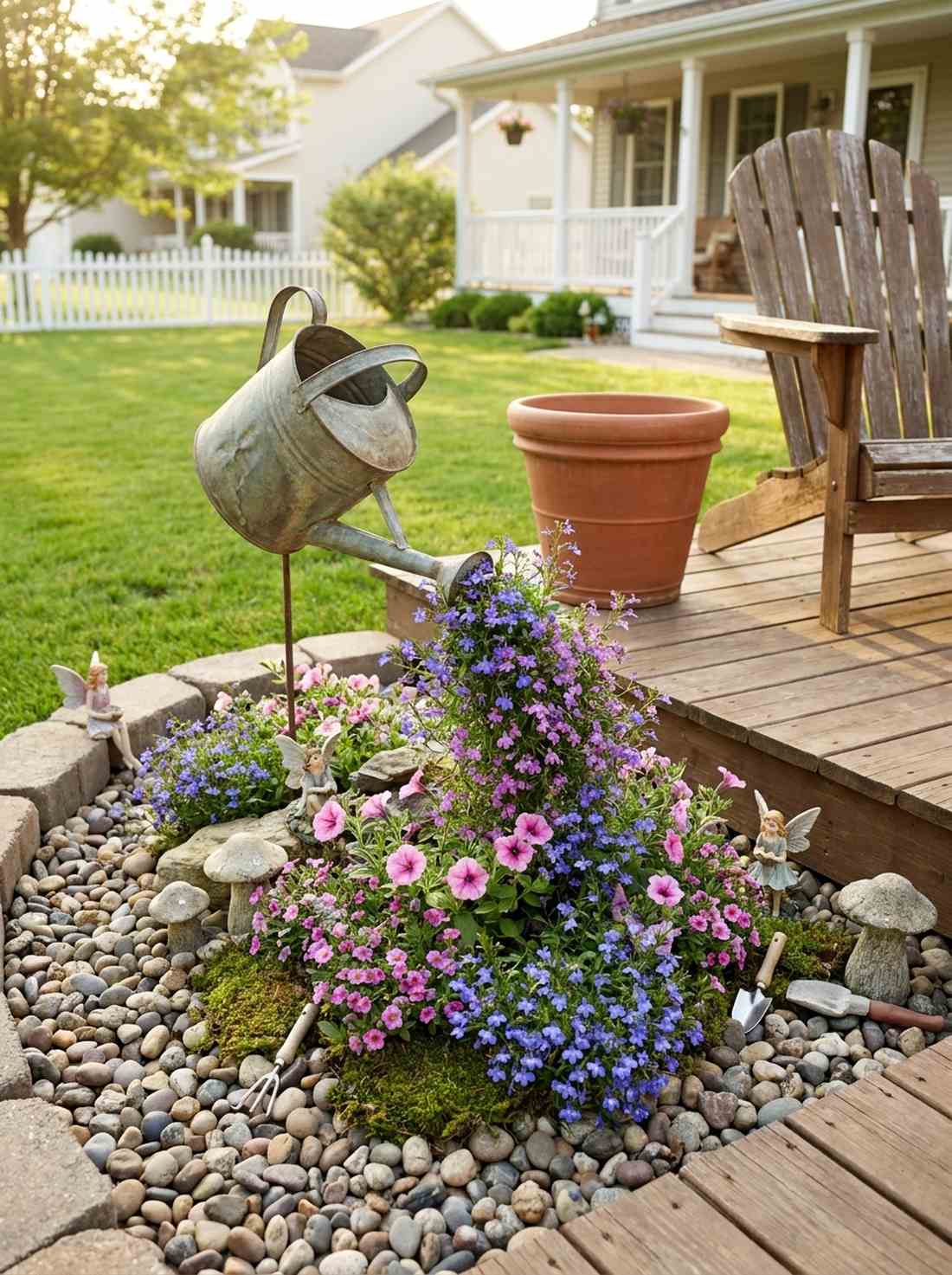 vintage tin watering cans