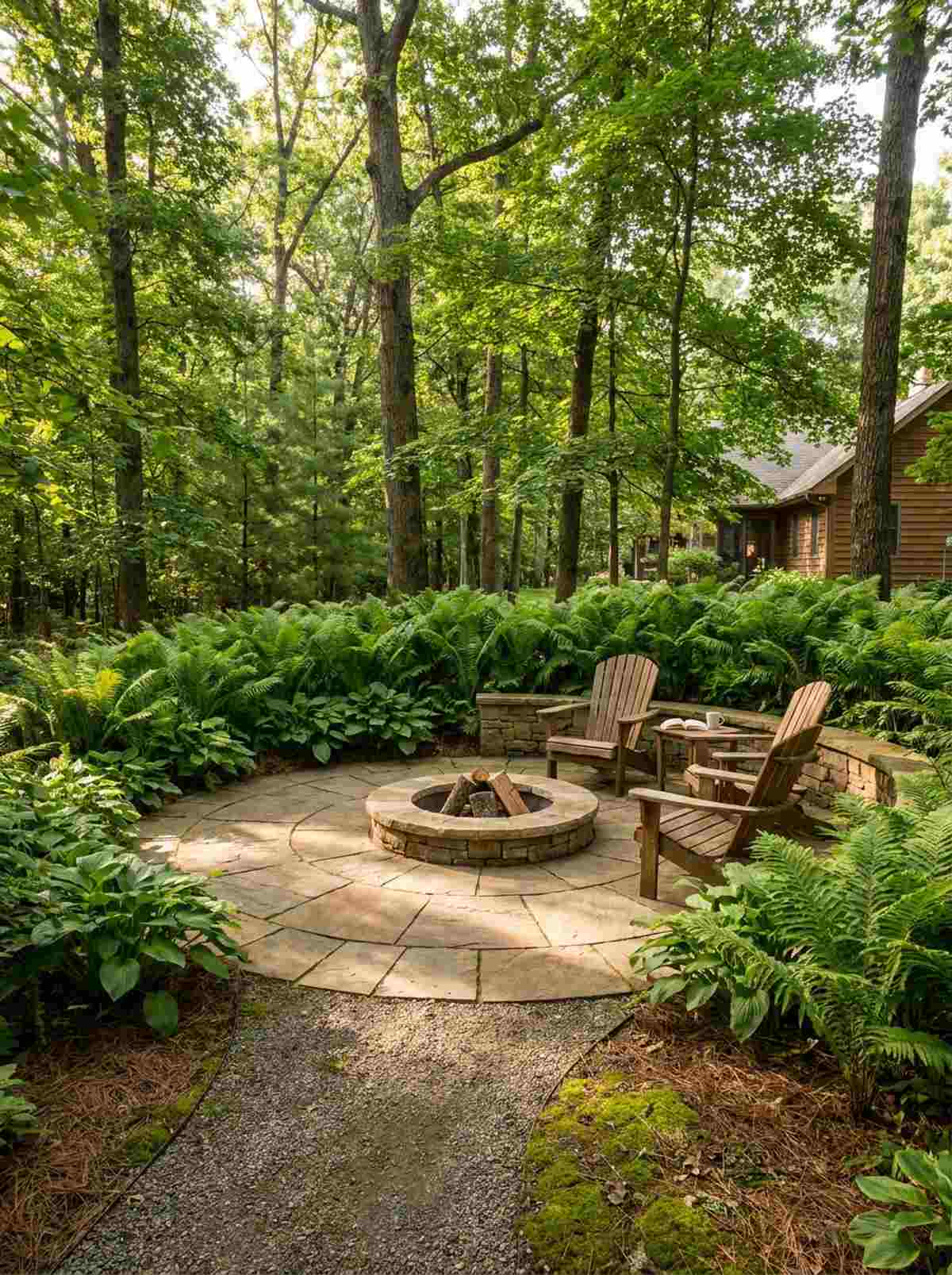 woodland clearing circle
