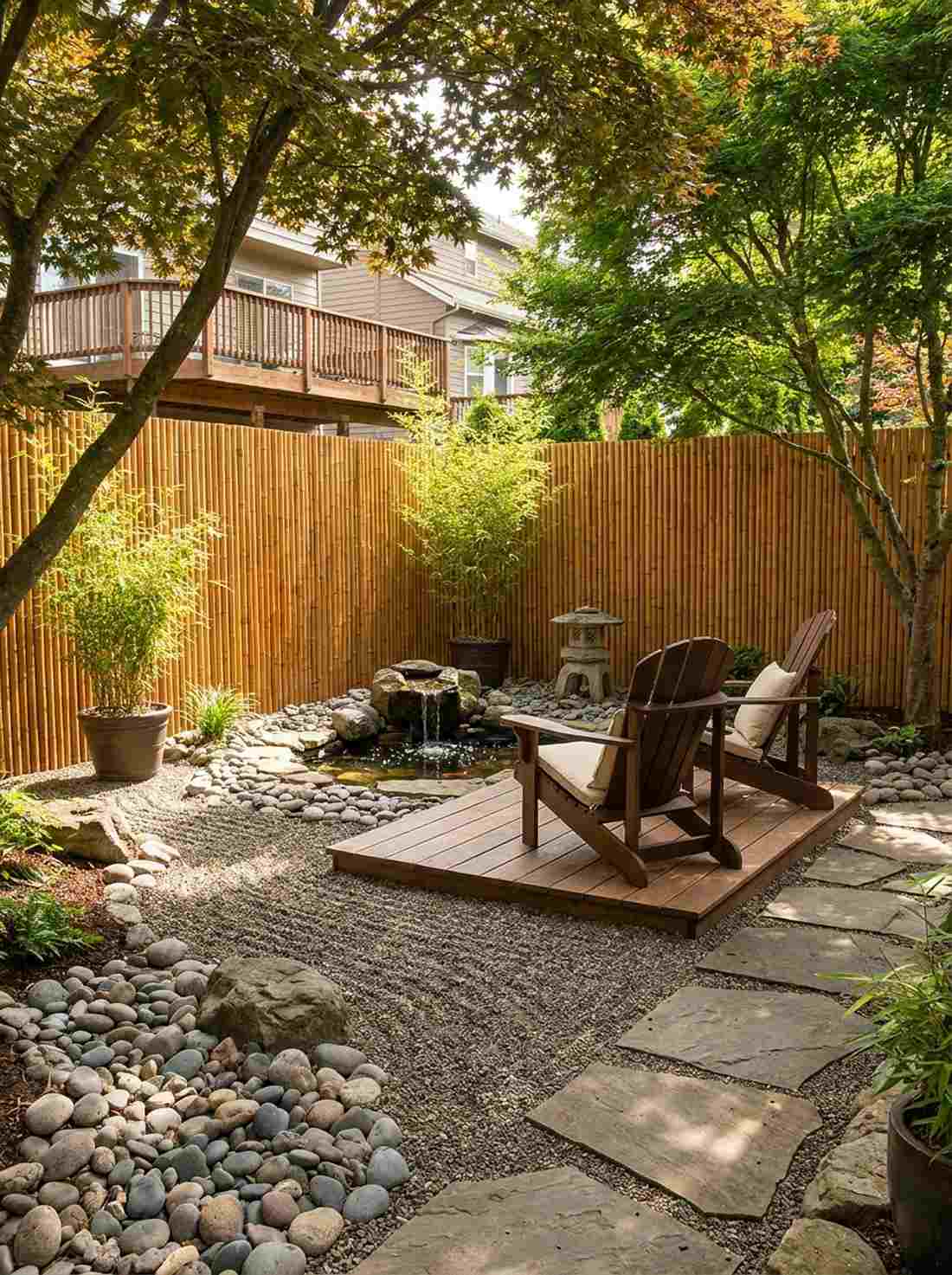 bamboo fence enclosure