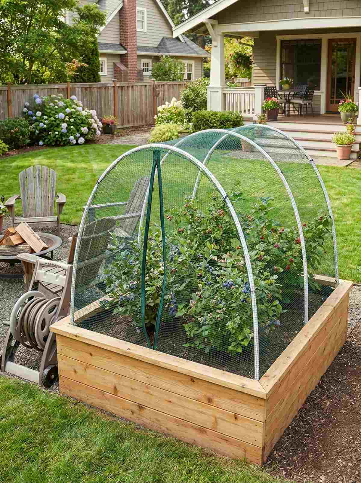 berry production frame