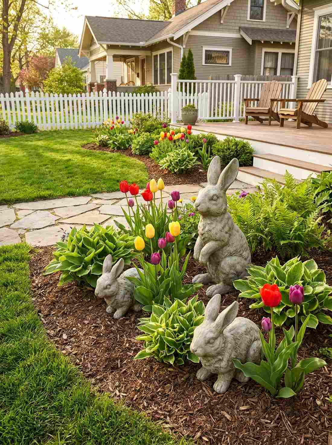 bunny garden statuary collection
