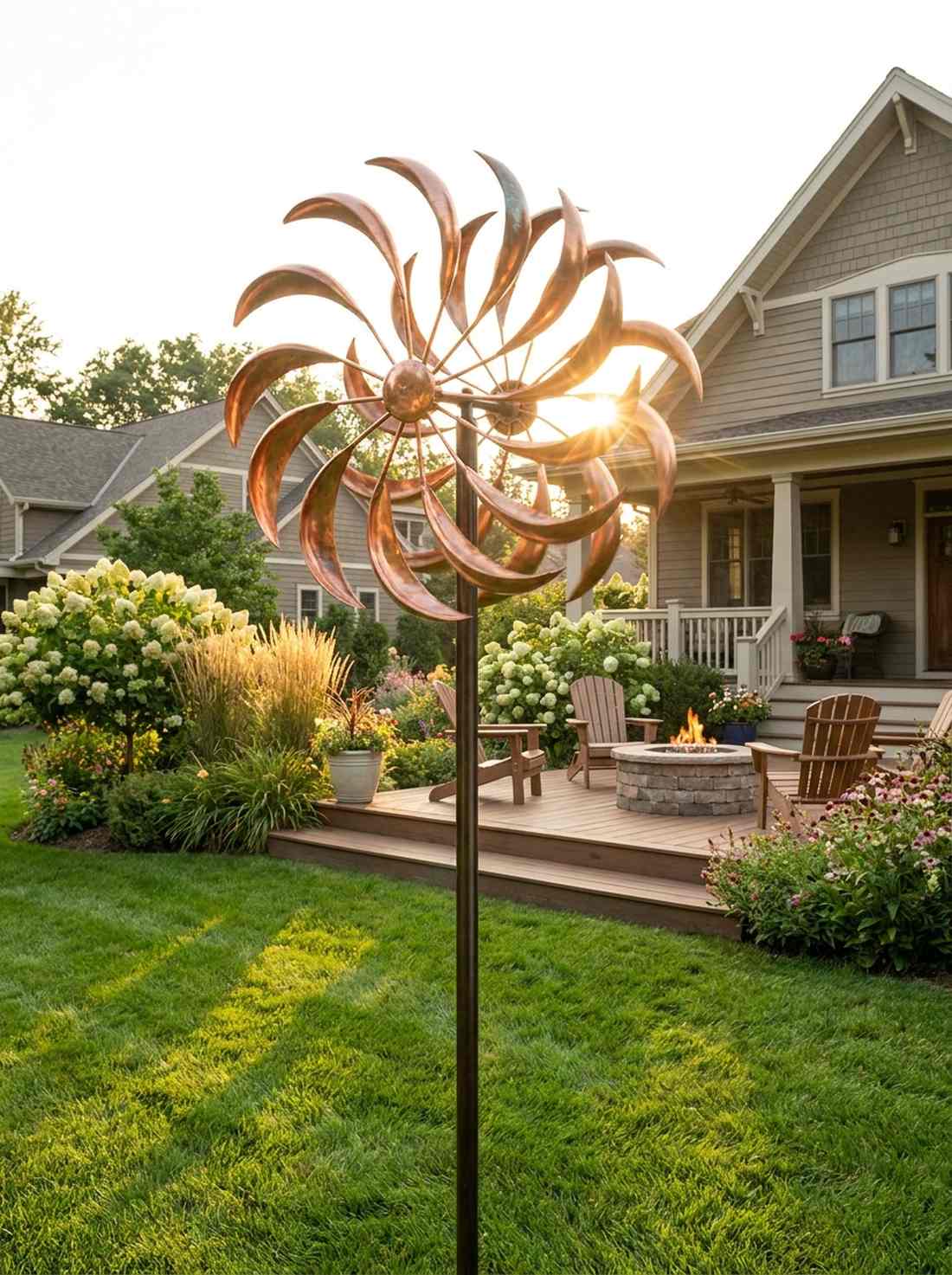 copper wind spinners