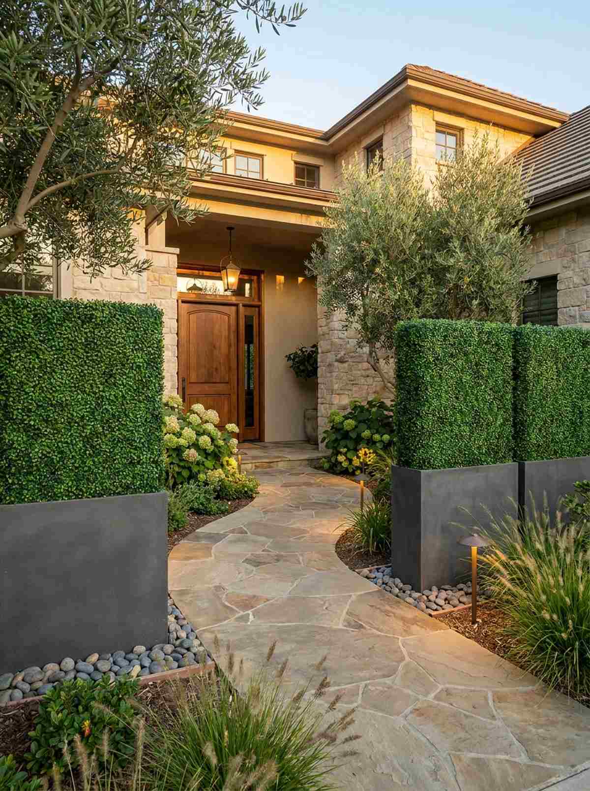 courtyard entrance sequence