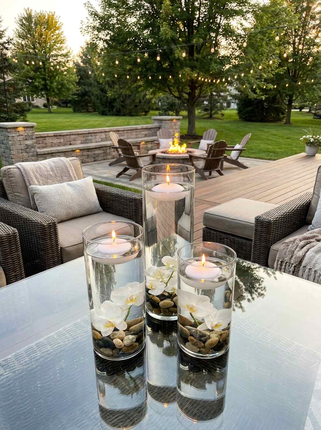 floating candle water gardens