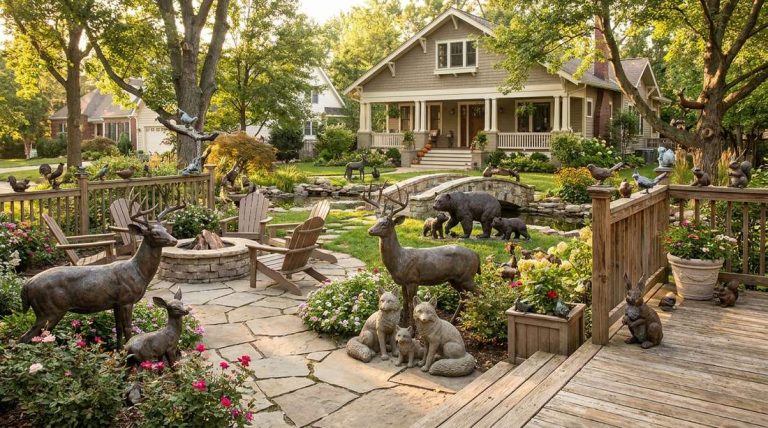 14 garden decor animals vertical