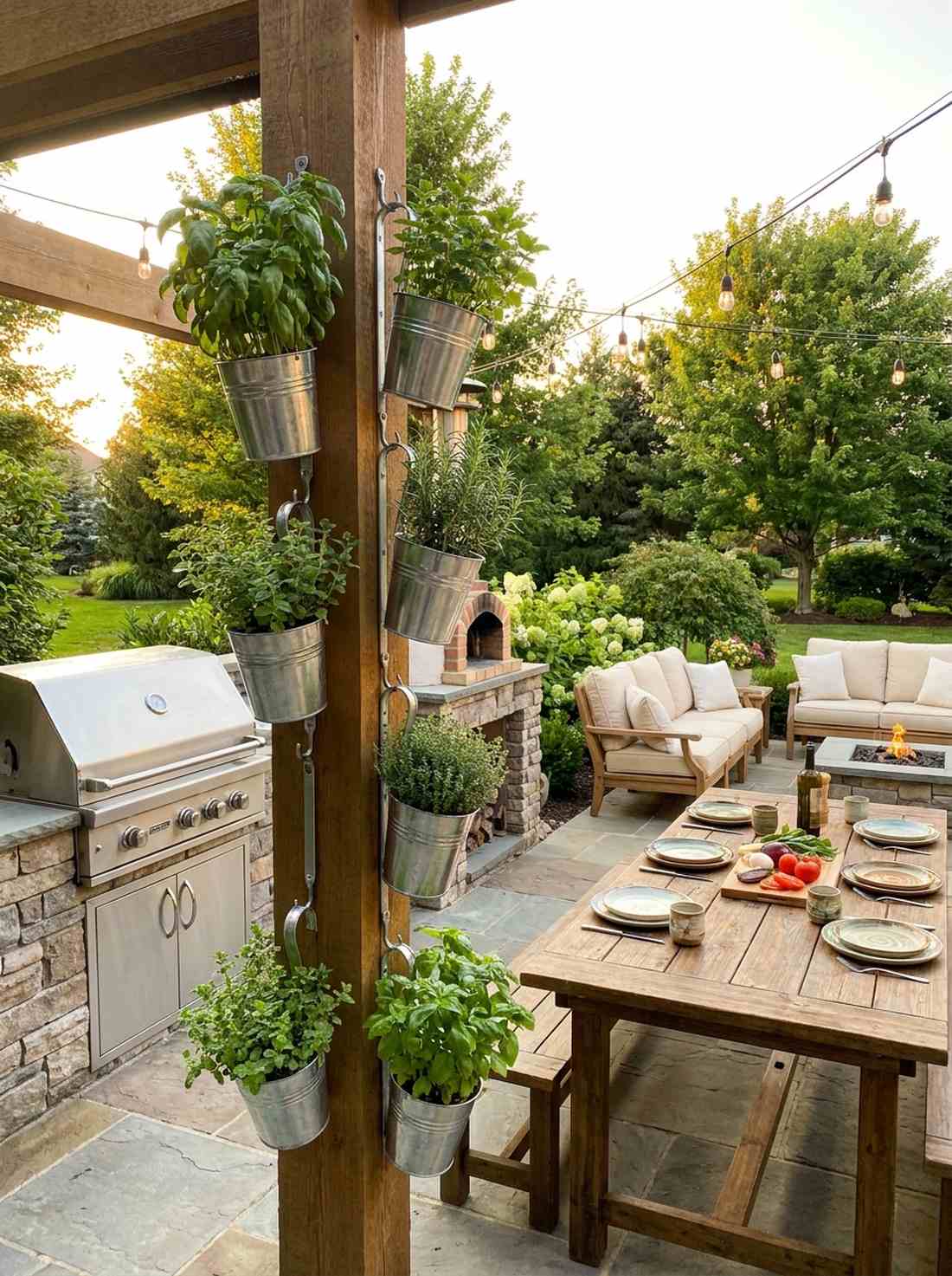 herb garden clusters