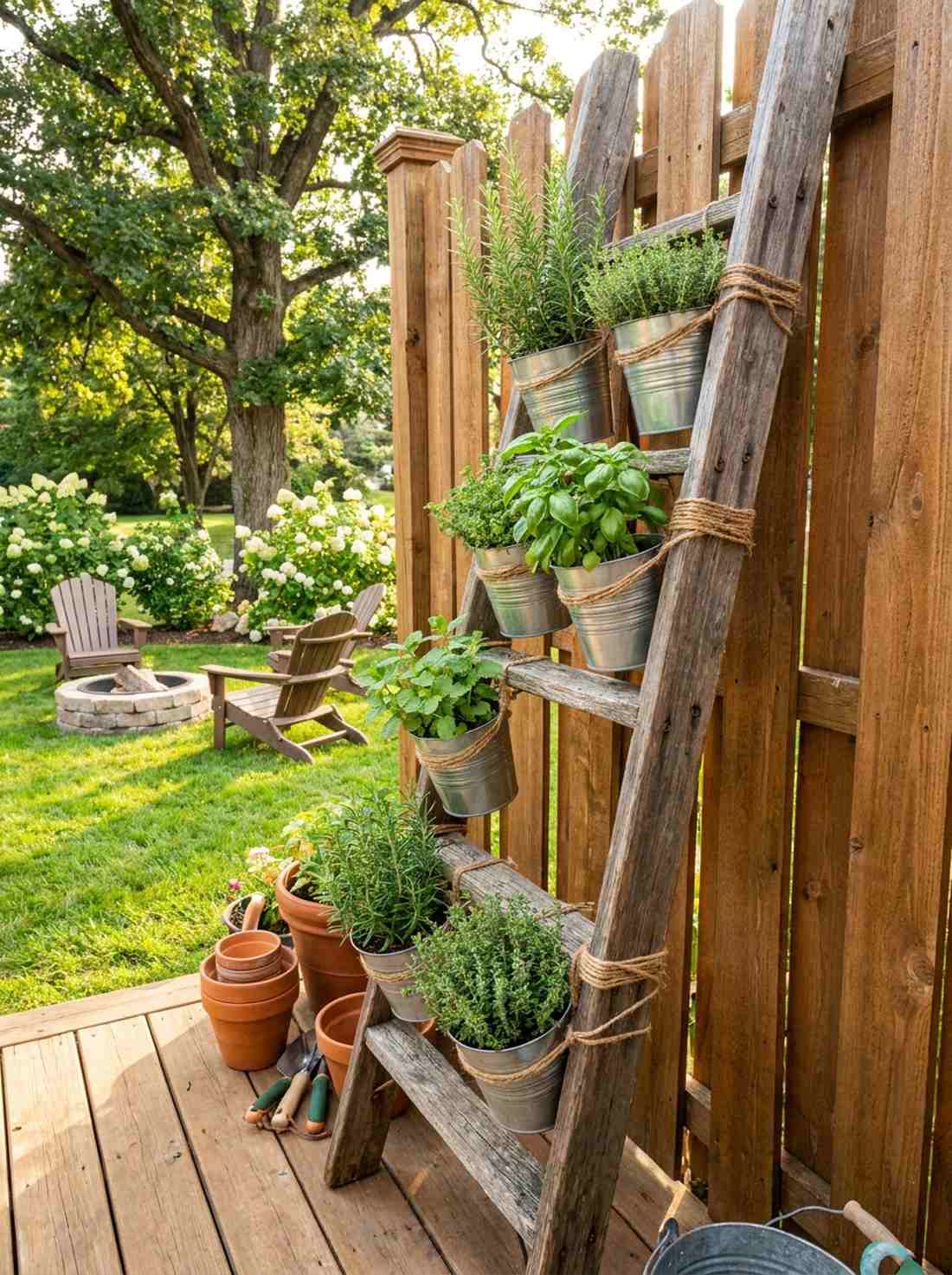 ladder rung arrangement