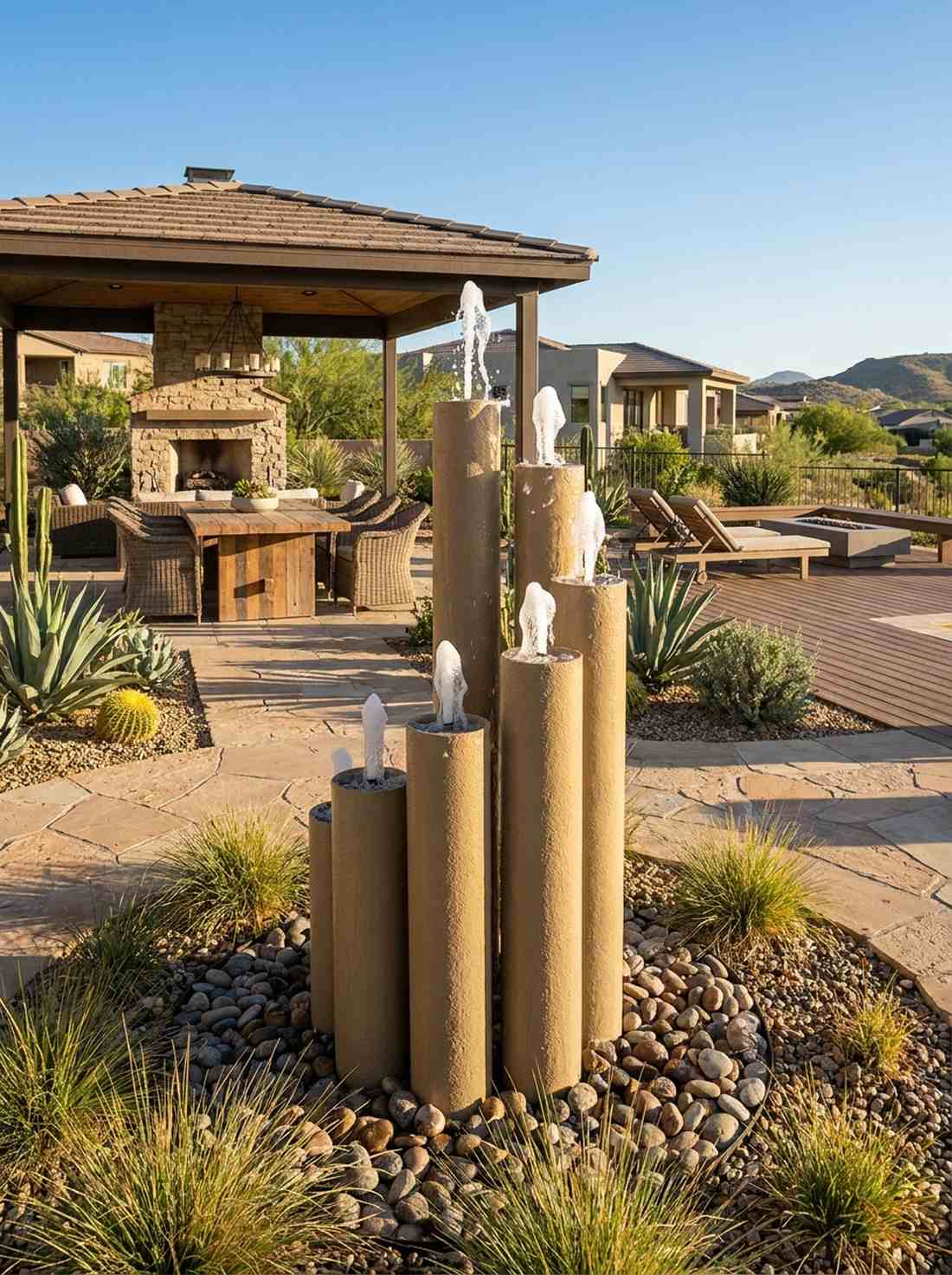 multi column bubbler array