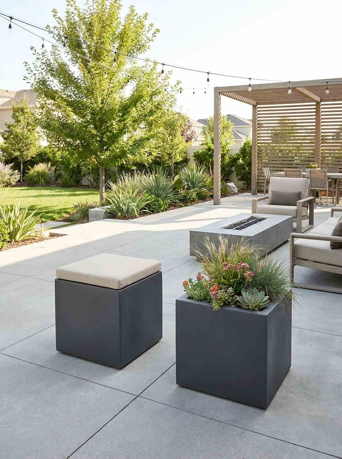 ottoman planter combos