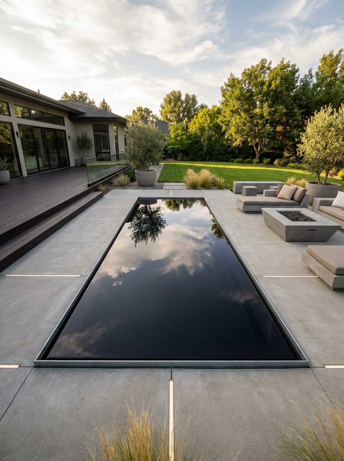 reflecting pool installations