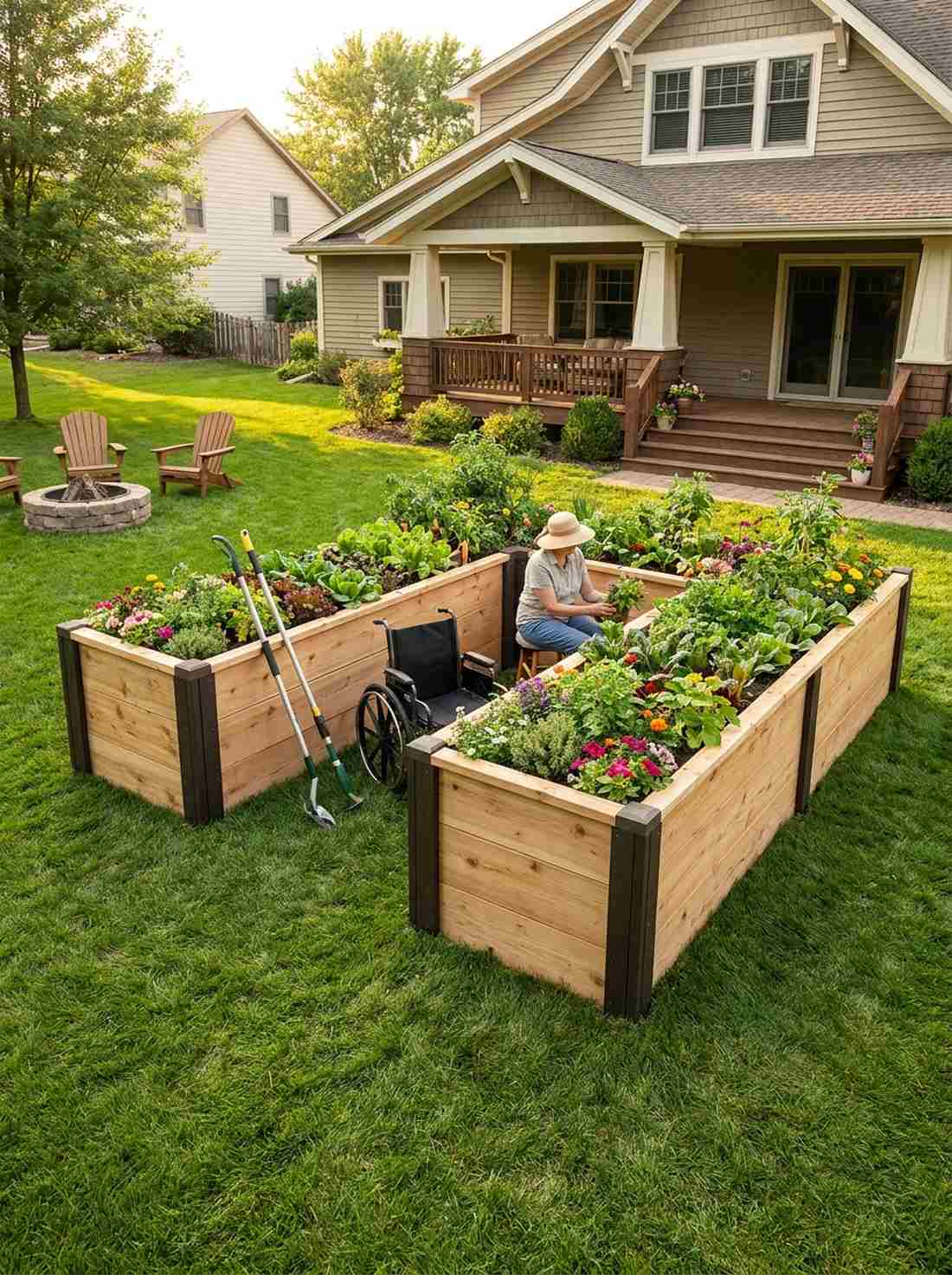 u shaped accessibility bed