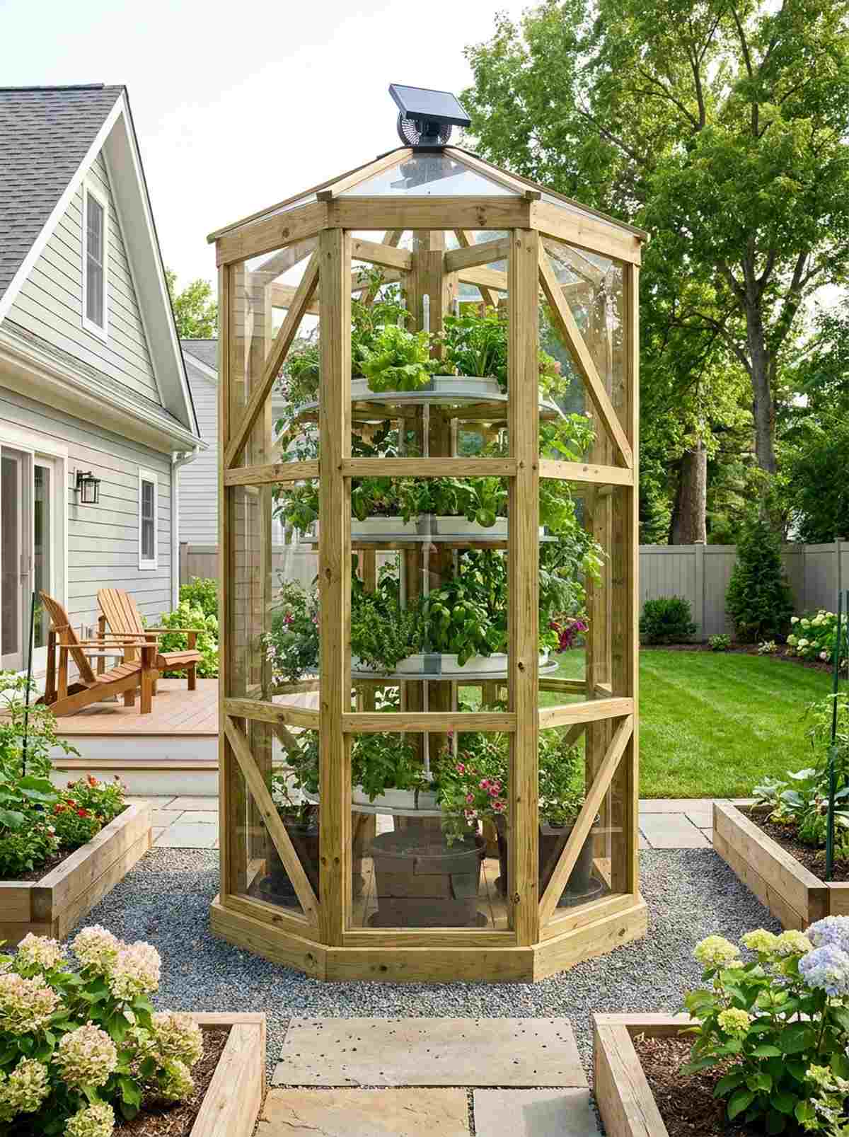 vertical tower greenhouse