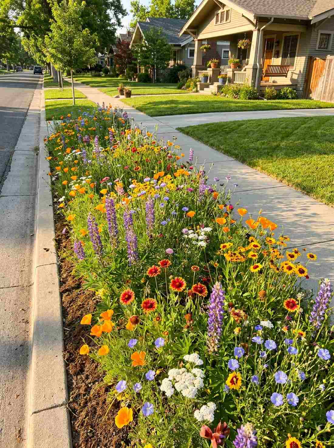 wildflower meadow strip