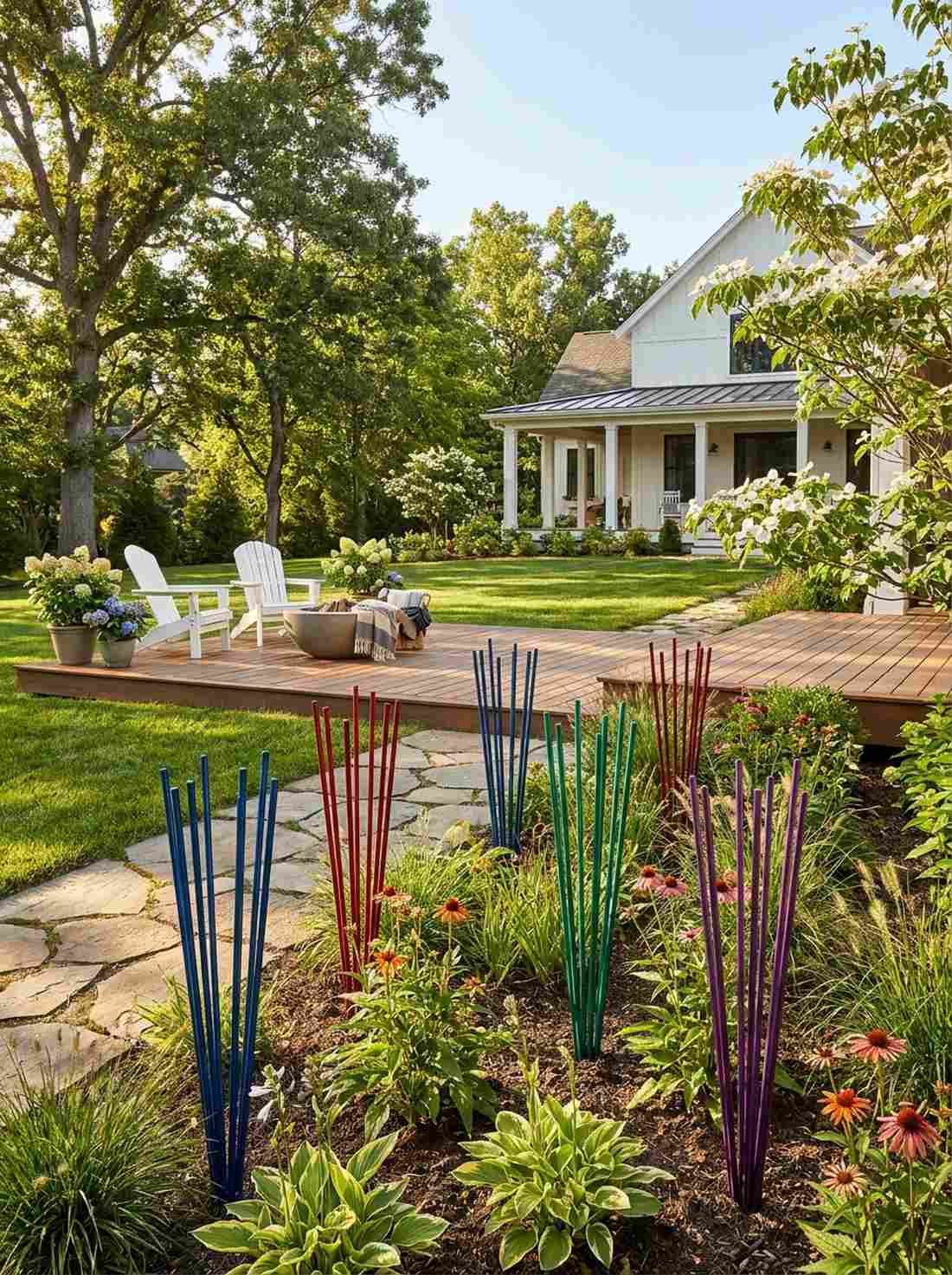 aluminum garden stakes