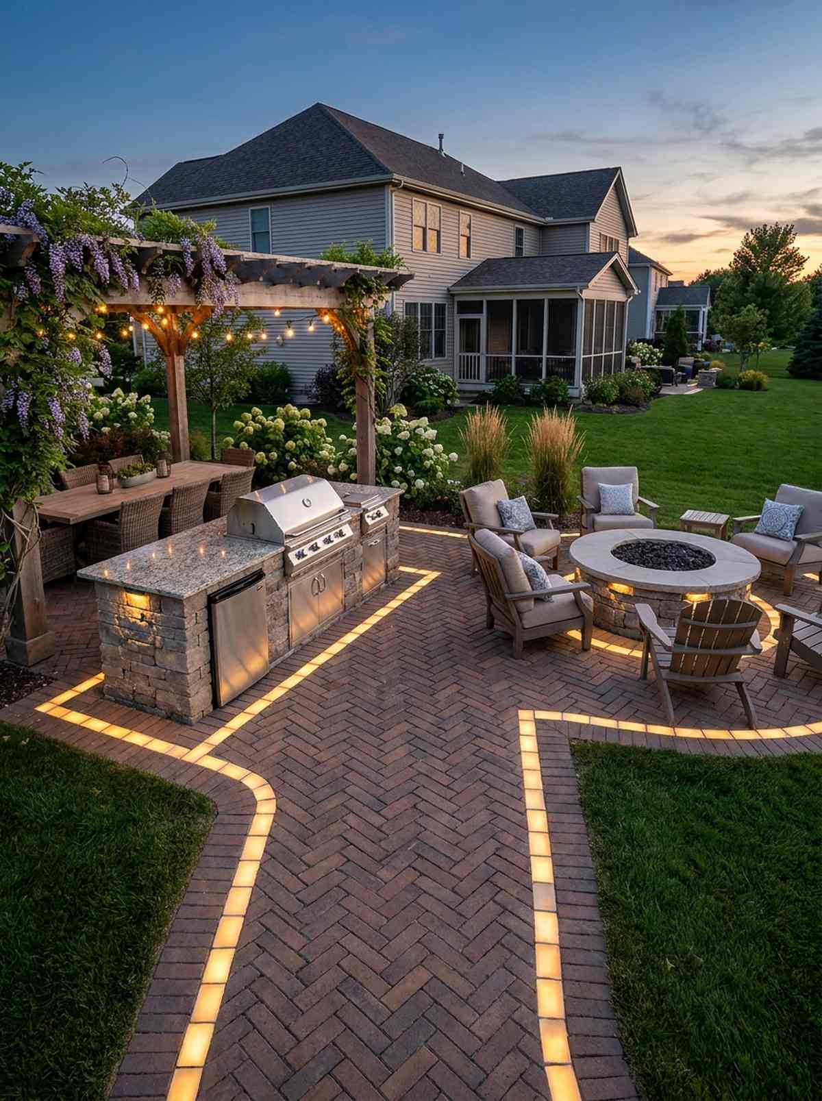 brick paver led inserts